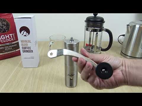 JavaPresse Manual Burr Grinder Demo & Grind Textures