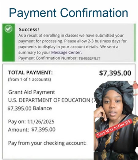 If I hadn’t taken 60 seconds to fill out a simple form, I would’ve missed out on $7,395 that completely changed my life. A few months ago, I was exhausted. Working long Amazon shifts, lifting heavy boxes, coming home sore and mentally drained. Every day felt the same wake up, work, survive, repeat. I felt stuck. I felt like my dream of going back to school was slipping away. One day, I delivered a package to a professor. He looked at me and said, “You look tired… are you in school right now?” I 