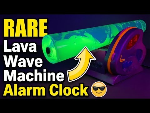 This Rare Lava Wave Machine Is an Alarm Clock 🌊 Gadgetify