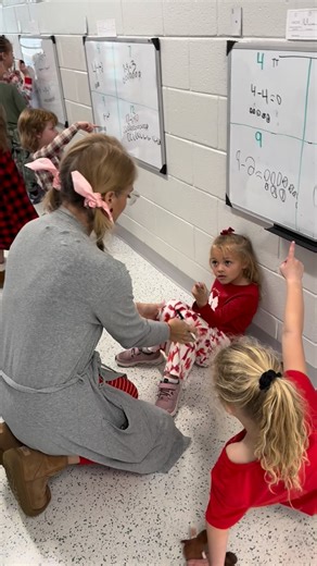 Brooke Bridges on Instagram: "Collaboration in Kindergarten? Why not??? 🤷🏻‍♀️ Today we used a Turn-Taking ➡️ Collaboration continuum. Not to label kids… but to empower them. Students decided where they were on the spectrum and then asked themselves: 👉 What can I do to move closer to collaboration? Watch my instructional coach step in to support a group that was doing a great job taking turns at their board… and help them stretch into true collaboration—thinking together, building off each oth