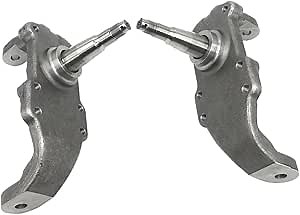2" Drop Spindles Disc Brakes Steering Knuckle Kit Left and Right for 1955 1956 1957 Chevy Tri-5 Vehicles, for 1955-1957 Chevrolet Two Ten Series