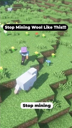 Easy Wool Farm Minecraft Survival Tutorial (Infinite Wool) 🐑 #minecraftshorts #minecraft #gaming