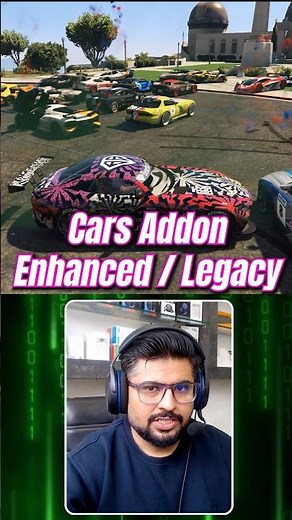 GTA V Addon Cars 🚗 Enhanced & Legacy No Crash #Shorts