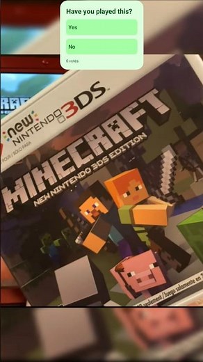 Minecraft 3DS Local Multiplayer #shorts