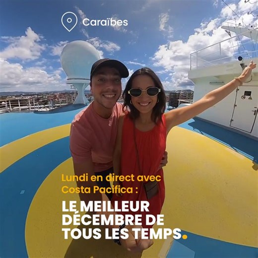 Fais jouer CET audio dans ta tête. #LiveYourWonder #CostaPacifica #Caraïbes #LandExperience #Vacances #Détente #Voyage #ar | Costa