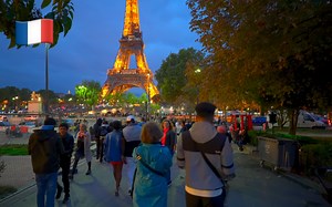 【4K超清】秋季夜间漫步游法国巴黎｜天黑后的巴黎 2022.9