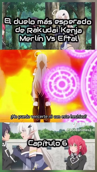 Rakudai Kenja no Gakuin Musou Capítulo 6 #fromovershadowedtooverpowered #rakudaikenjanogakuinmusou #Ephtal #Merlin #Anime