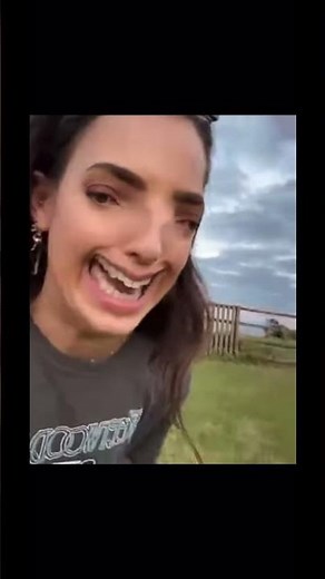 Woman eats a dandelion meme