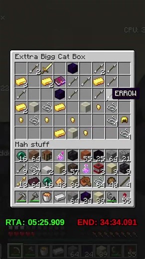 Skill Issue Compilation #minecraft #speedruning #speedrun #gaming #mcsr #minecraftmemes