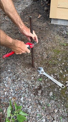 How To Remove A Metal Stake From the Ground