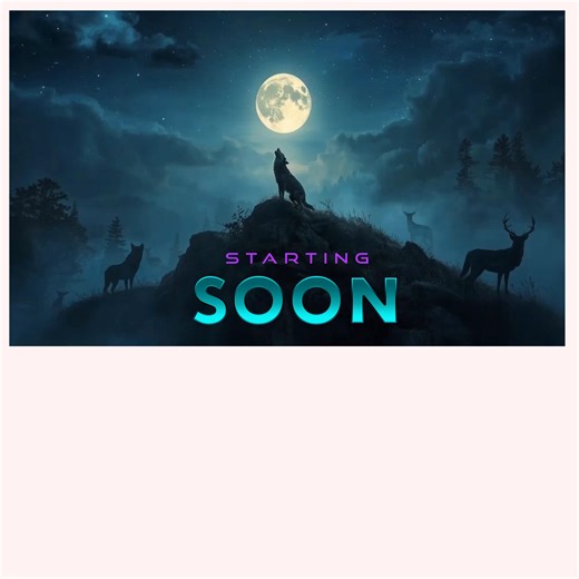 Wolf Spirit Animated Stream Overlay | Twitch, YouTube