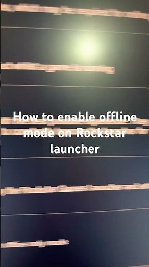 How to enable offline mode on Rockstar launcher
