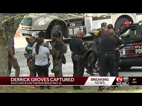 New Orleans final escaped inmate Derrick Groves captured in Atlanta, Georgia