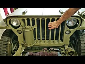 Jeep Grille Removal for Willys MB / Ford GPW WW2 WWII Service