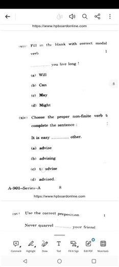 HP board CLASS 10th English QUESTION PAPER #shorts #hpbose #exam#shorts