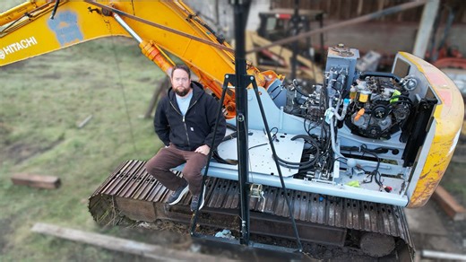 Rebuilding My Excavator Radiator Mount After a Tree Crash