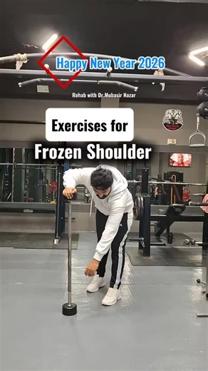 Mubasir Nazar on Instagram: "❄️ Frozen Shoulder? Don’t freeze your movement! These exercises help unlock stiffness and improve shoulder mobility step by step 🔓 Save this video & practice regularly 💯 #HappyNewYear2026 #FrozenShoulderRecovery #ShoulderMobility #RehabExercises"