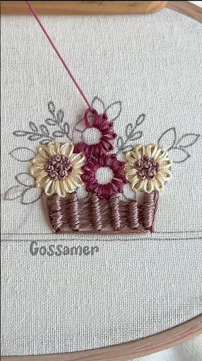 DIY Very Easy Hand Embroidery Flower Design With Free Pattern❣️Embroidery Tutorial For Beginners