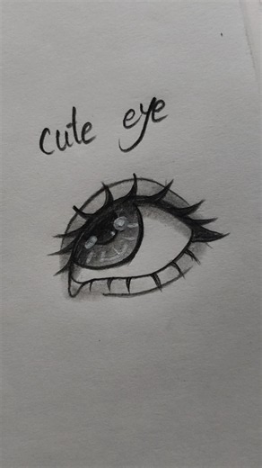 how to draw cute eyes.✨ #shorts #sketch #art #drawing #youtubeshorts