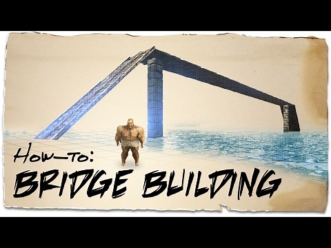 How to build a bridge over water | ARK: Survival Evolved | Building Tips