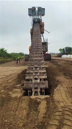 This Machine Cuts a Perfect Trench Through the Ground! 😳
