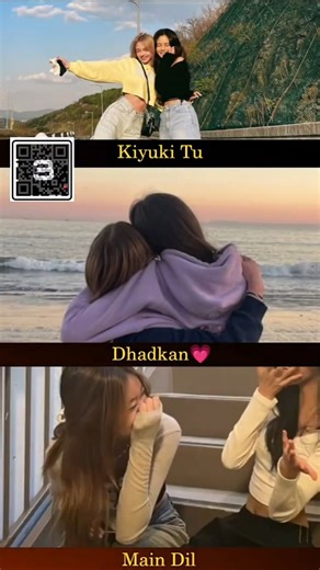 Girl bestie template code | New vn code | friend vn qr code