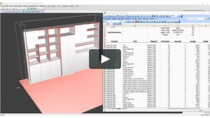 Polyboard Cutting List Export to a Spreadsheet - Polyboard cutting list export