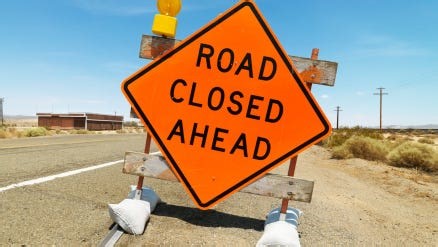 Part of Route 13 north will close for concrete reconstruction project
