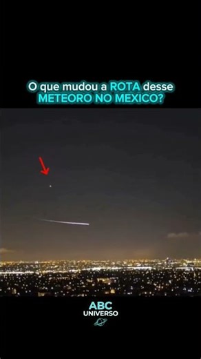 Meteoro muda de direção no ar!!
