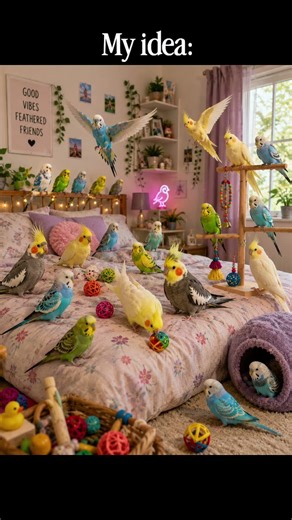 it was a brilliant idea😭😭 #cockatiel #birds #parrot #cute #budgies #funny