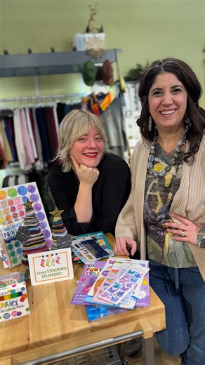 Try-on time with Elizabeth & Lauren! 💛 From cozy nights in to holiday parties out, we’ve got outfit ideas for every occasion (and every kind of weather ❄️✨). We’re here to style you through the season — stop in and get inspired! Open every day leading up to Christmas: Mon–Sat 11–5 • Tuesday 11–7 • Sunday 1–5 | Marigold Clothing