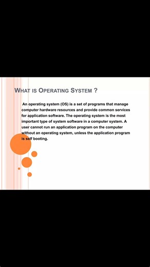 What Is Operating System..👩‍💻#operatingsystem#ram#rom#education#reels#shorts#os