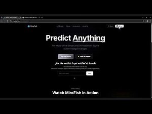 MiroFish | Predict Anything | The World's First Simple and Universal Open-Source Swarm Smart Engine