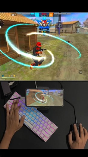 Free Fire Gaming Keyboard|⌨️🖱📱Mix Pro Geek Gamer #freefire #mixpro #geekgamer #keyboardmousefreefire