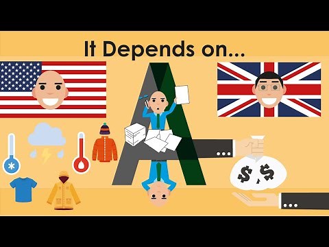 Learn How To Use "It Depends on..." in English.