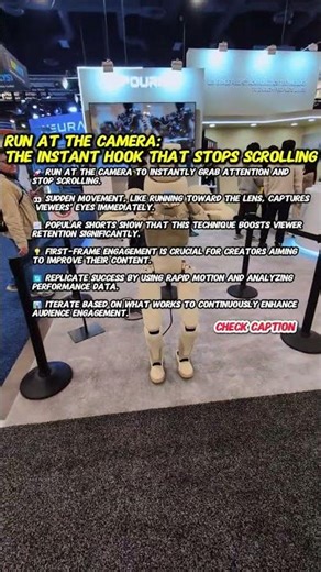 Run at the camera: the instant hook that stops scrolling