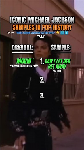 ICONIC MICHAEL JACKSON SAMPLES IN POP HISTORY! 👑🎵