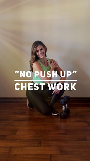 Angie | Fat Loss, Hormone & Nutrition Coach For Women 40+ on Instagram: "A complete chest workout without a single push up?! Sign me up!🙋🏻‍♀️You’re going to want to save this one📌and come back to it over and over again. ➡️Complete 12 reps of all 4 exercises and repeat for a total of 2-3 rounds. 1️⃣CHEST FLY 2️⃣FLOOR PRESS 3️⃣TWISTED PRESS 4️⃣CLOSE PRESS (I’m using 2- 12 lb/ 5.4 kg dumbbells here.) Let me know how it goes! Angie #chestworkout #homeworkouts_4u #workoutsforwomen #fitnessreels #u
