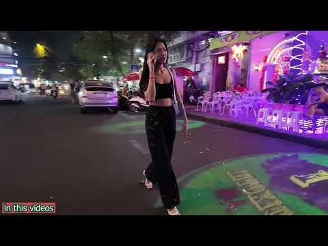 Inside Cambodia’s "Red Light District" 🇰🇭 Travel Documentary, Phnom Penh Night View Walking #982