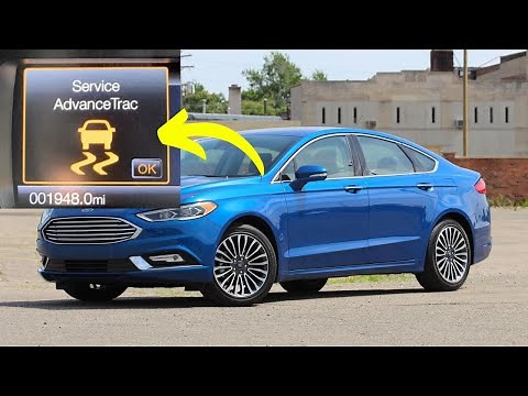 “Service AdvanceTrac” warning in Ford Fusion