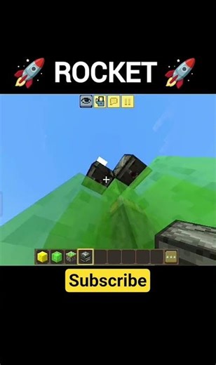 Minecraft Rocket 🚀 | Observer Build Logic #trending #minecraft #gaming #shorts #viral