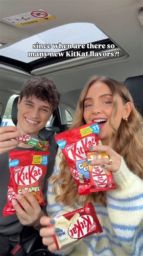 Sarah Betts on Instagram: "let’s try all the new KitKat flavours #kitkat #tastetest #foodvlog #fyp"
