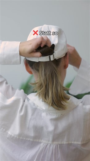 Wirst du diesen Hack testen? 💖 Perfect für windige Tage 🍃 #manor #specialeveryday #stylingtip #caps | Manor