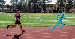 Ghost Pacer AR headset pits you against a virtual running partner