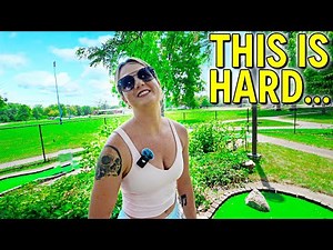 This Tiny Mini Golf Course is SO Tricky!