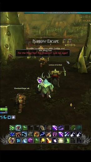 Grommash does a Leeroy Jenkins move #worldofwarcraft