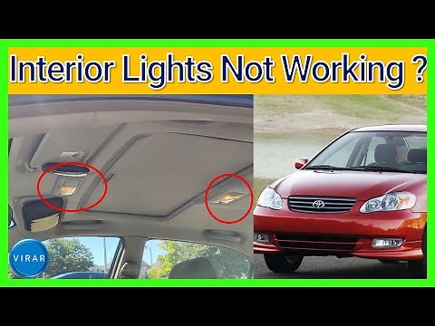 No Interior Lights Working? Fixed! - Toyota Corolla (2003-2008)