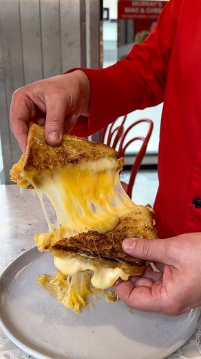 2.1K views · 27 reactions | We’re back with our next lesson on what makes cheese melt! Josh, our senior caves manager, walks us through the science behind why some cheeses melt better than others. Lesson #2 is all about calcium and acidity, and we’re testing it out with a classic Murray’s Melt. Stay tuned for our last lesson on meltability! And head to the link in our bio to prep for National Grilled Cheese Day with our favorite melting cheeses. | Murray's Cheese | Facebook