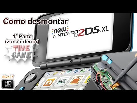 Open or disassemble Nintendo New 2DS xl bottom part