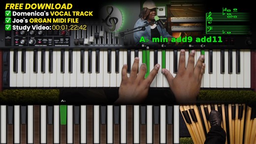 How to Play ADVANCED Gospel Chords on Organ Contemporary Gospel Tutorial Featuring Guest Vocalist: Domenica Williams and Organist: Joe Pryor | Prettysimplemusic